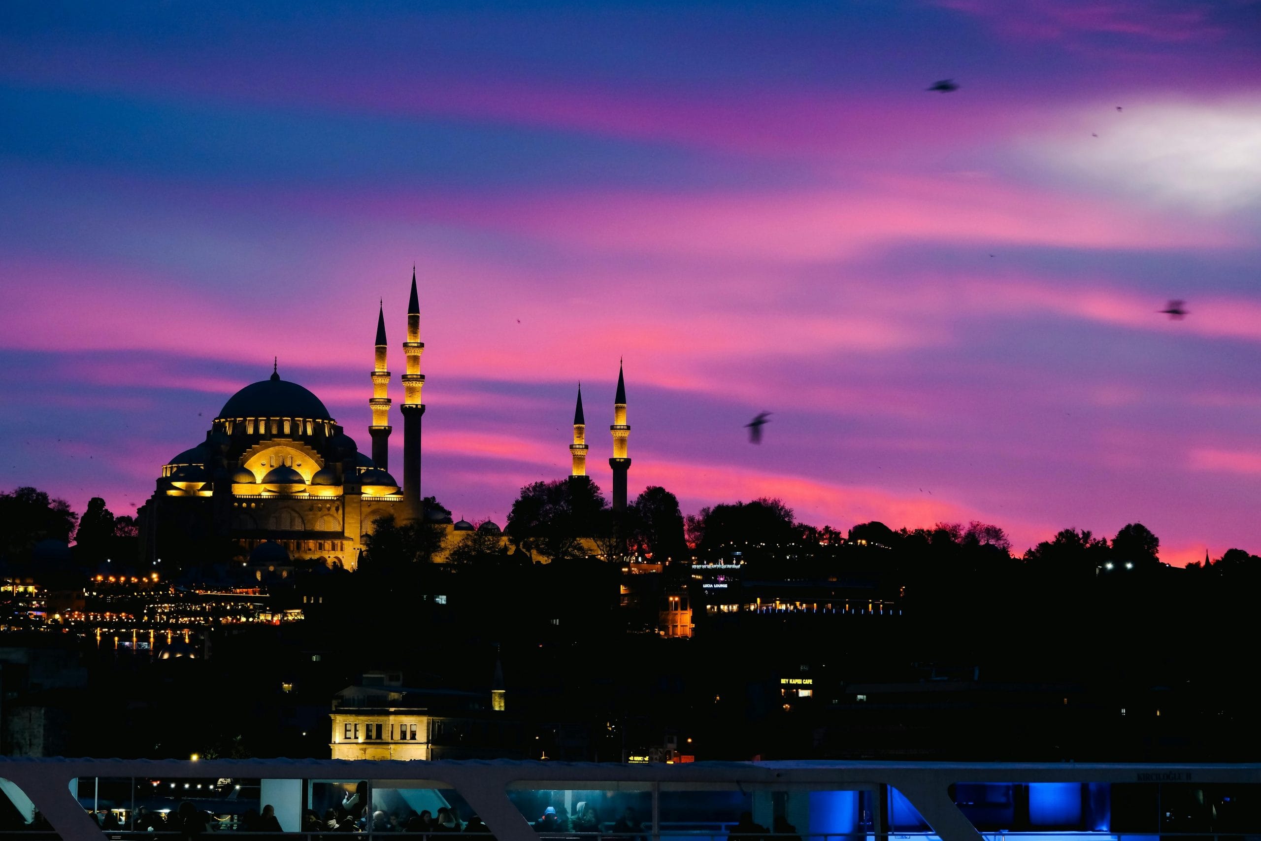 Süleymaniye Mosque Istanbul at sunset — inspired by the authentic Turkish heritage of Taste of Istanbul Dubai